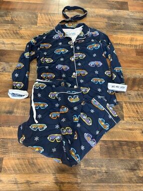P.J. Salvage Ski You Later Flannel PJ Set